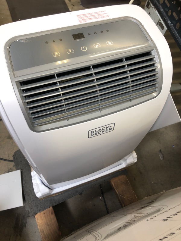 Photo 1 of BLACK+DECKER 8,000 BTU Portable Air Conditioner with Remote Control, White
