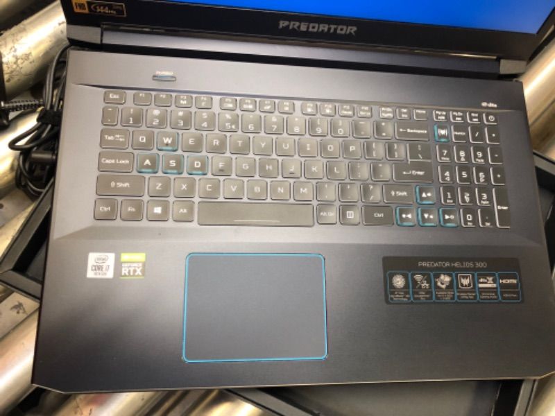 Photo 3 of Acer Predator Helios 300 Gaming Laptop, Intel i7-10750H, NVIDIA GeForce RTX 2060 with 6GB, 17.3" FHD 144Hz 3ms IPS Display, 16GB Dual-Channel DDR4, 1TB NVMe SSD, WiFi 6, RGB Keyboard, PH317-54-77TH
