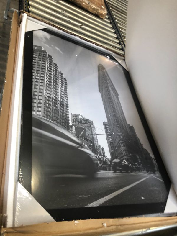 Photo 3 of Americanflat 24x36 Poster Frame in Black - Composite Wood with Polished Plexiglass - Horizontal and Vertical Formats for Wall with Included Hanging Hardware. Box Packaging Damaged, Item is New, ITem is Sealed
