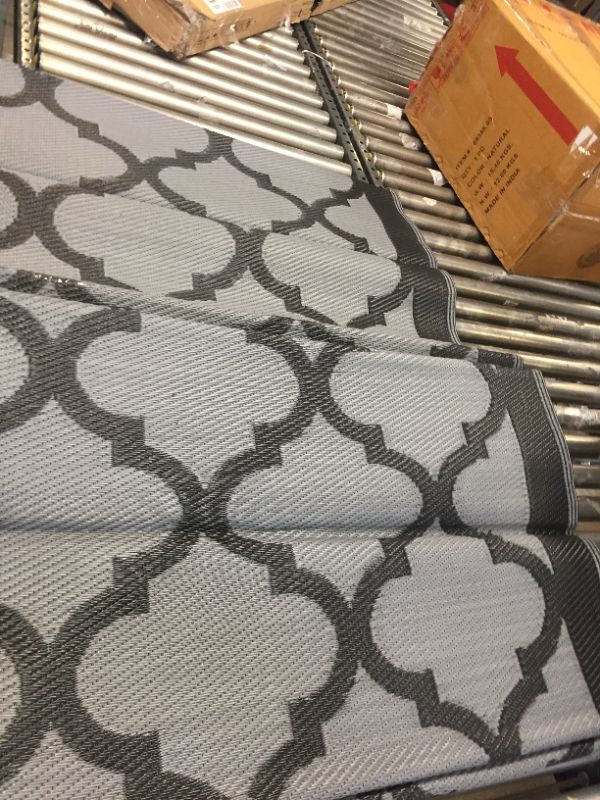 Photo 2 of BLACK AND GREY WEAVED MAT 