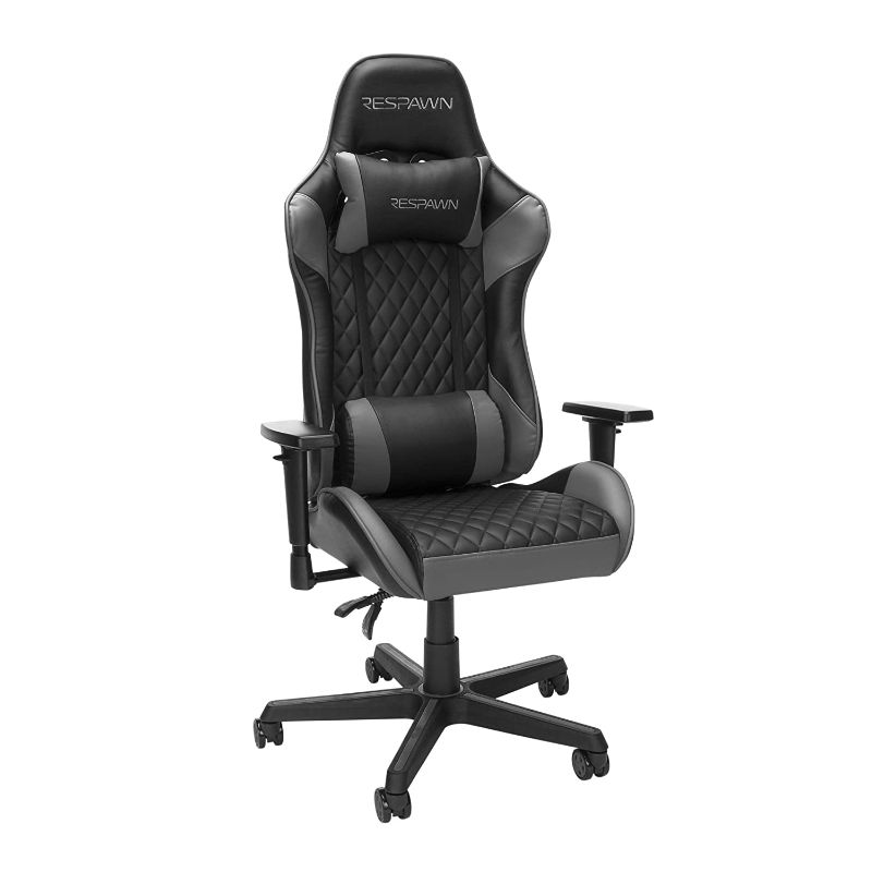 Photo 1 of RESPAWN 100 Racing Style Gaming Chair, in Gray (RSP-100-GRY)
