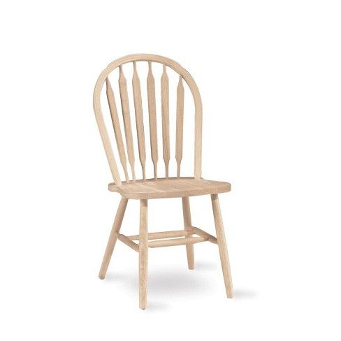 Photo 1 of International Concepts 37-Inch Arrow Back Chair, Unfinished
