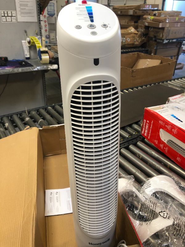 Photo 2 of Honeywell HYF260 Quiet Set Whole Room Tower Fan, White
