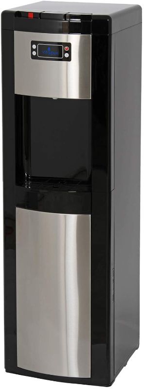 Photo 1 of Vitapur Bottom Load (Hot, Room and Cold) Black/Stainless Steel Water Dispenser, one size
