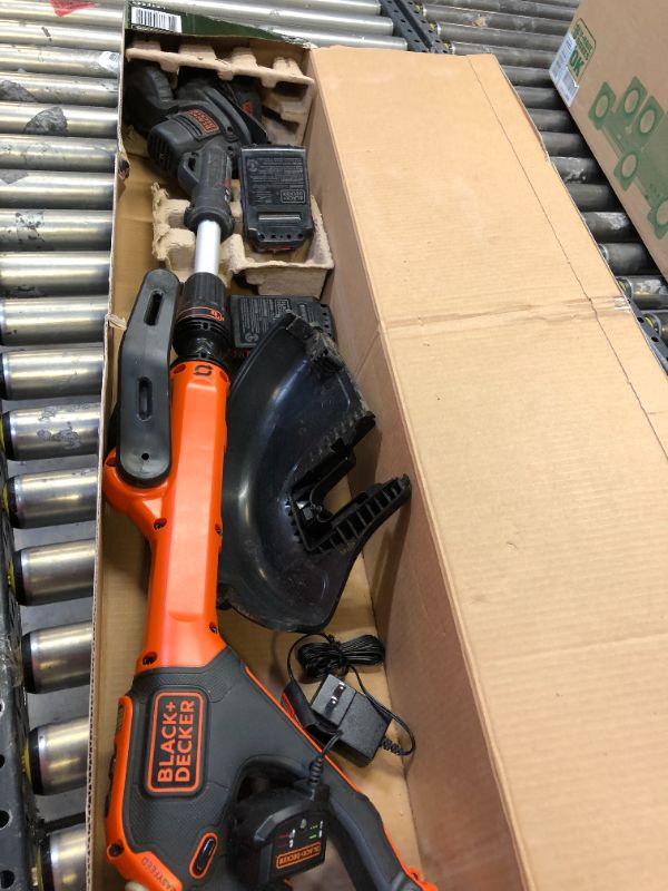 Photo 2 of BLACK+DECKER 20V Max String Trimmer/Edger, 12-Inch (LSTE525)
(DOES NOT INCLUDE SPOOL)
