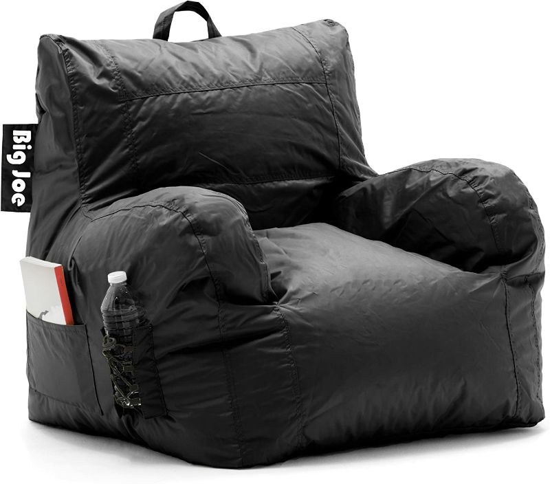 Photo 1 of Big Joe Milano Bean Bag Chair, Black
