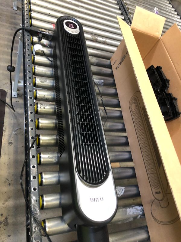 Photo 1 of Dreo Cruiser Pro Tower Fan 90° Oscillating Fans with Remote 40”, Portable Floor Bladeless Fan