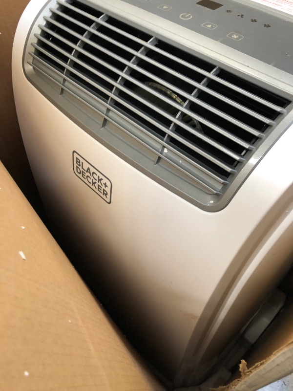 Photo 1 of BLACK+DECKER 10,000 BTU Portable Air Conditioner with Remote Control, White
