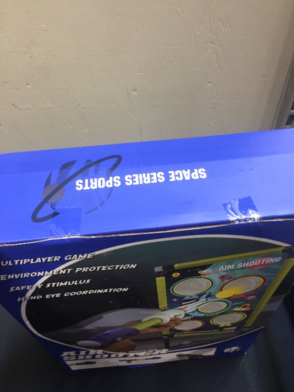 Photo 1 of KOVEBBLE Shooting Target with 2pk Foam Ball Popper, Target Stand Toy Foam Blaster for Kids, Shooting Games Set, Girl Boy Toys Gift for Age 5 6 7 8 9 10+ (M-29x15x42inch)
