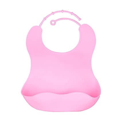 Photo 1 of Dreamslink Baby Drool Bibs for Drooling and Teething, Pink
