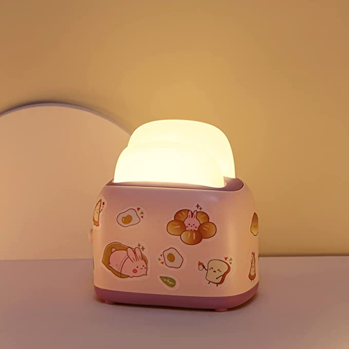 Photo 1 of DIY Cute Night Light,Bread Night Light,Cute Decor and Cute Gifts(Pink)-UUBAIL
