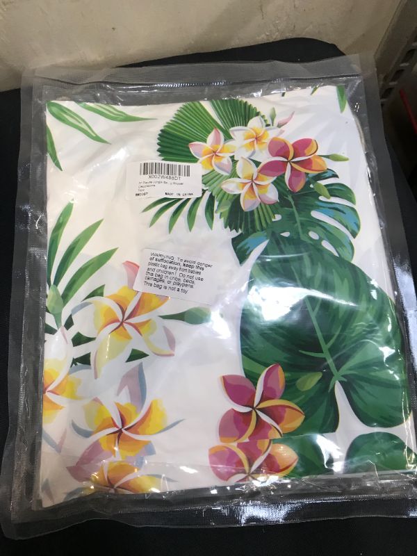 Photo 1 of 37 Pieces Jungle Safari Baby Shower Balloons Hawaii Palm Leaves Tablecloth 12 Inches Green White Gold Confetti Balloons Palm Leaves for Kids Boys Jungle Safari Birthday Baby Shower Decorations
