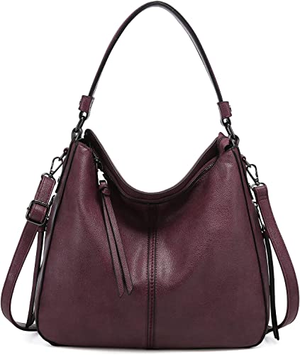 Photo 1 of Realer Hobo Bags for Women Leather Purses and Handbags Large Hobo Purse with Tassel
