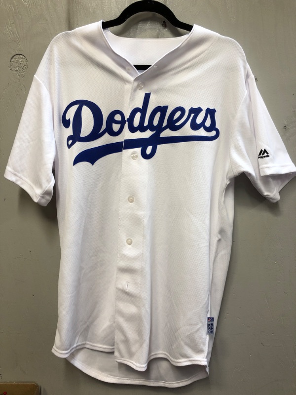 Photo 1 of Men's Los Angeles Dodgers Majestic White Home Cool Base Team Jersey, Medium