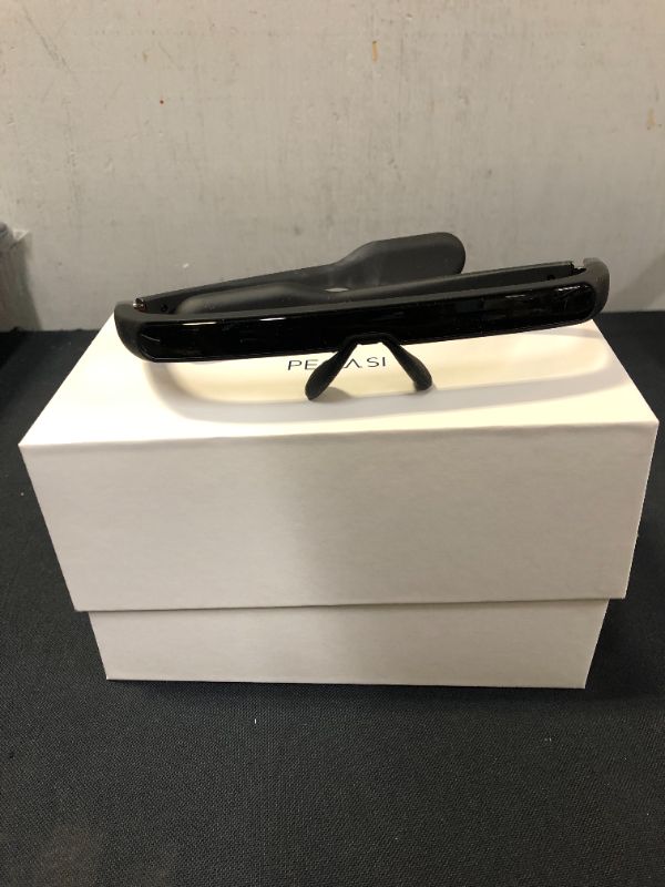 Photo 2 of PEGASI 2 - Smart Light Therapy Glasses, Improve Your Sleep in 7 Days, Feather-Light, Research-Backed Blue-Green Light, Boost Energy, Beat Jet Lag (Traveling Case Included) (BOX IS DAMAGED, ITEM HAS SMUDGES AND SCRATCHES ON IT)
