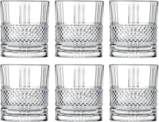 Photo 1 of Tumbler Glass - Double Old Fashioned - Set of 6 Glasses - Designed DOF tumblers - For Whiskey - Bourbon - Water - Beverage - Drinking Glasses - 12 oz. - Crystal - Made in Europe By Barski
