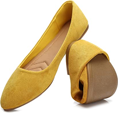 Photo 1 of (STOCK PHOTO IS DIFDFERENT FROM ACTUAL ITEM, USED FOR REFERENCE) VENUSCELIA WOMENSDEXTROUS KNIT FLAT SHOE (8.5M US, YELLOW)