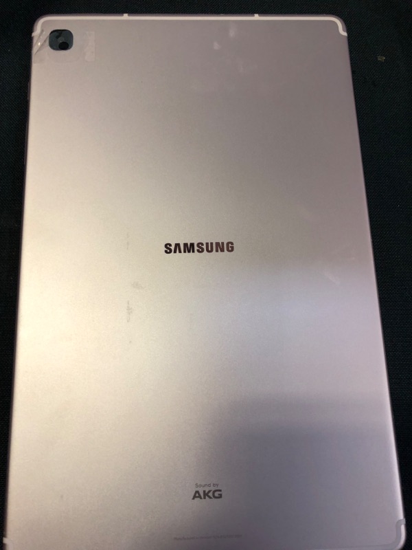 Photo 4 of SAMSUNG Galaxy Tab S6 Lite 10.4" 128GB WiFi Android Tablet w/S Pen Included, Slim Metal Design, Crystal Clear Display, Dual Speakers, Long Lasting Battery, ?SM-P610NZIEXAR, Chiffon Rose (MINOR SMUDGES ON THE BACK OF ITEM)
