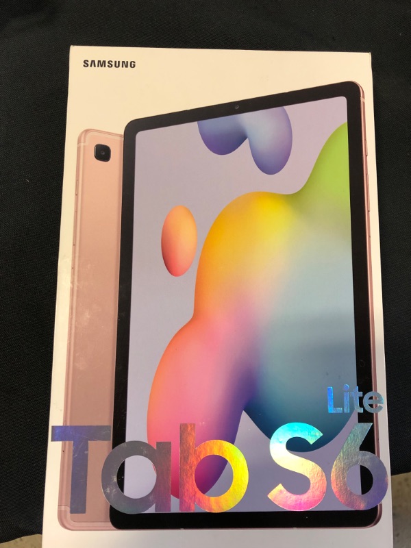 Photo 7 of SAMSUNG Galaxy Tab S6 Lite 10.4" 128GB WiFi Android Tablet w/S Pen Included, Slim Metal Design, Crystal Clear Display, Dual Speakers, Long Lasting Battery, ?SM-P610NZIEXAR, Chiffon Rose (MINOR SMUDGES ON THE BACK OF ITEM)
