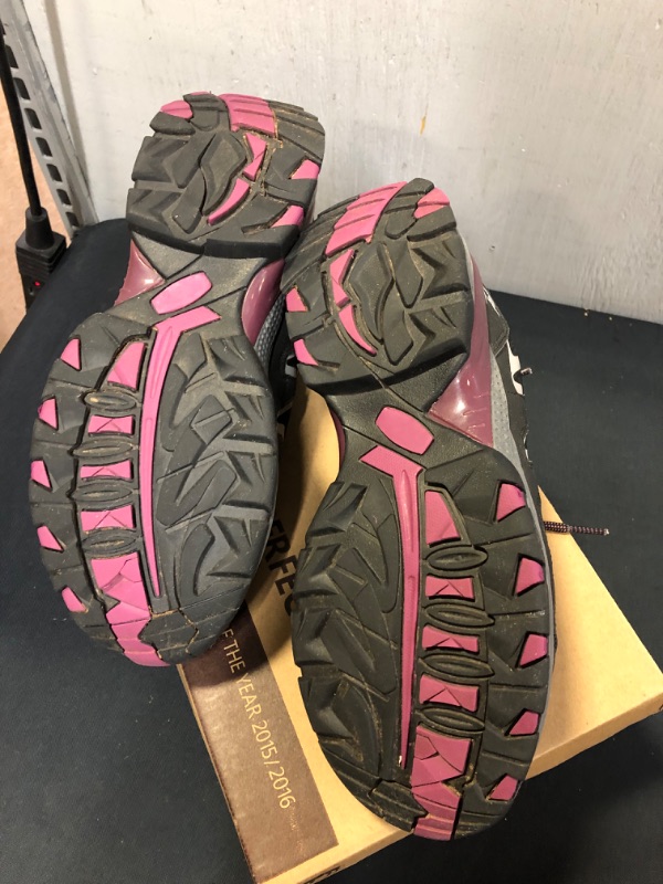 Photo 2 of CAMEL CROWN BLACK AND PINK HIKING SHOES (SIZE 7.5)