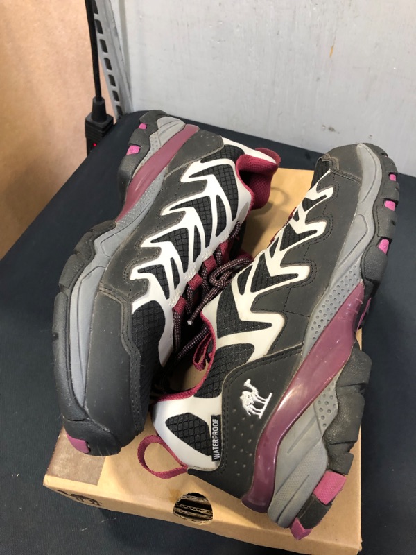 Photo 1 of CAMEL CROWN BLACK AND PINK HIKING SHOES (SIZE 7.5)