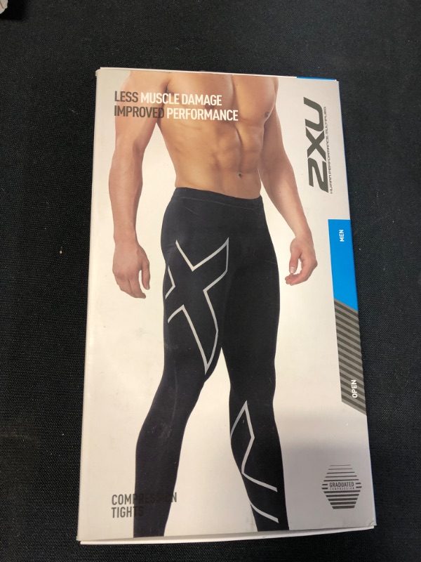 Photo 3 of 2XU Men's Core Compression Tights SIZE MEDIUM
