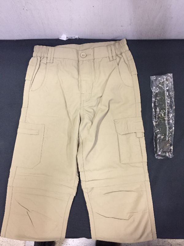 Photo 2 of JOMLUN Boy’s Casual Quick Dry Outdoor Pants Hiking Climbing Convertible Trouser Kids' Cargo Pants
SZIE (S)