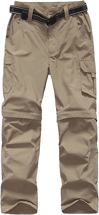 Photo 1 of JOMLUN Boy’s Casual Quick Dry Outdoor Pants Hiking Climbing Convertible Trouser Kids' Cargo Pants
SZIE (S)