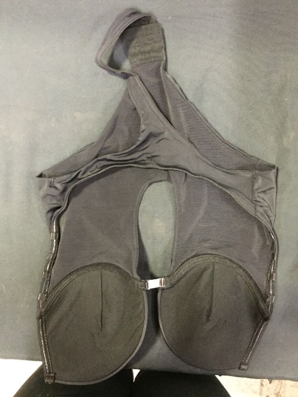 Photo 2 of black bandeau one piece thong -- AS SHOWN IS PHOTO -- S/M