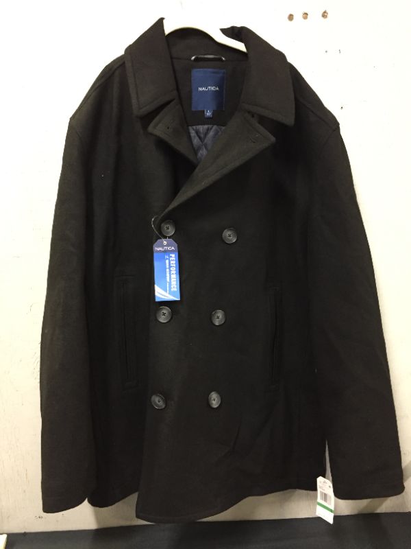 Photo 2 of Nautica Men's Classic Double Breasted Pea coat SIZE (L)
