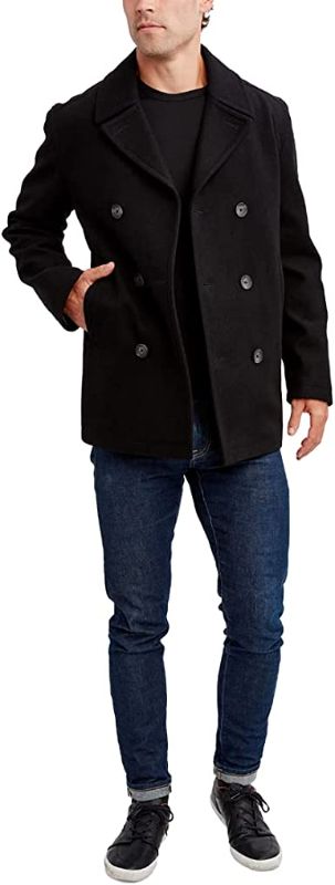 Photo 1 of Nautica Men's Classic Double Breasted Pea coat SIZE (L)
