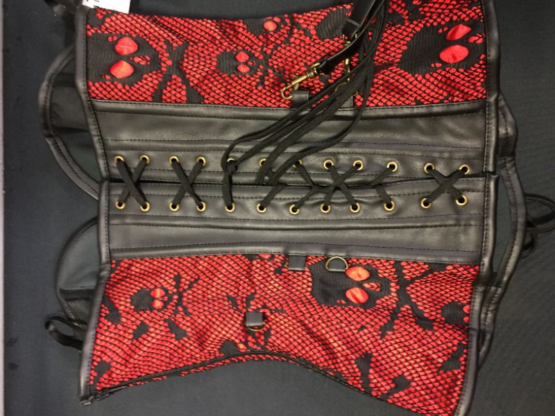 Photo 6 of charmian corset RED SKULL SIZE (S)