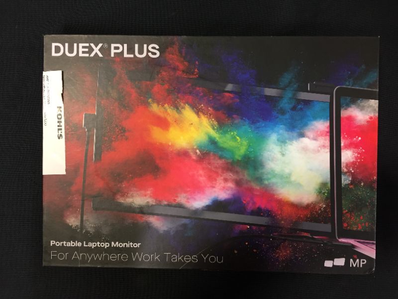 Photo 4 of Duex Plus Portable Monitor for Laptop, 13.3" Full HD IPS Dual Screen for Laptops, Mobile Pixels USB C Powered Plug and Play Portable Display,Windows/Apple Compatible
