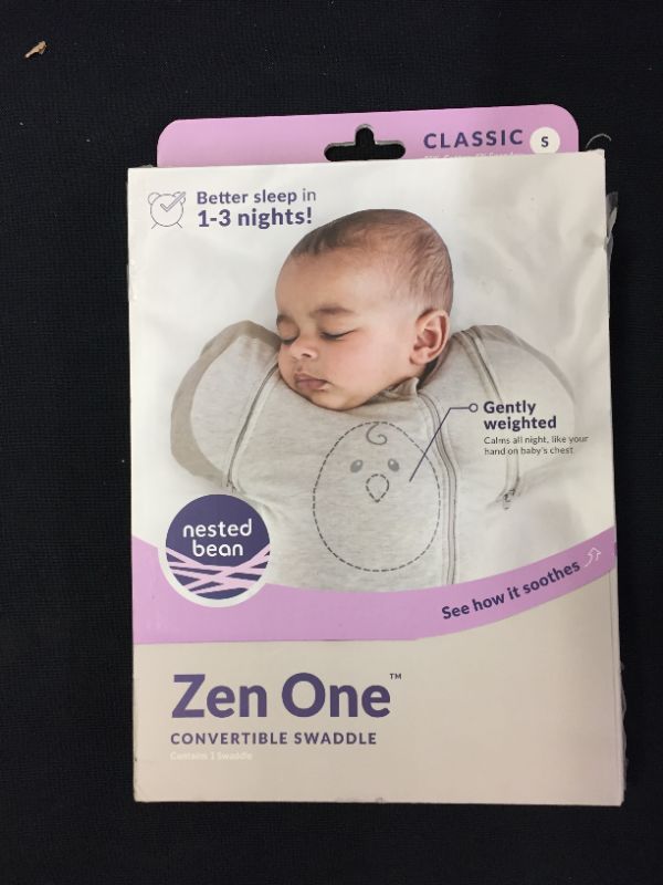 Photo 5 of Nested Bean Zen One - Gently Weighted Swaddle, Baby: 3-6 Months, 11-16 lbs, Arms Free/in/Out Swaddle, Helps to Reduce Moro (Startle) Reflex, Unisex, TOG 1.0, Machine Washable
