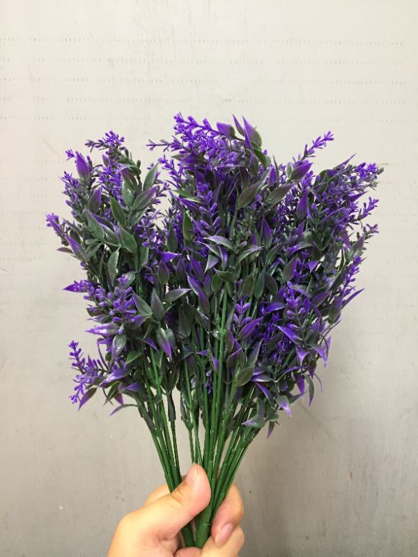 Photo 1 of 18 FAUX LAVENDER STEMS -- SOLD AS IS