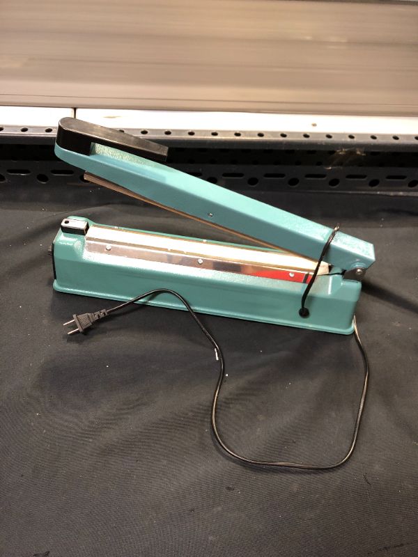 Photo 2 of 16" (400mm) Impulse Sealer Anti-rust Iron Body Shell - Cellophane Bag Sealer with Spare Kit (Included)
