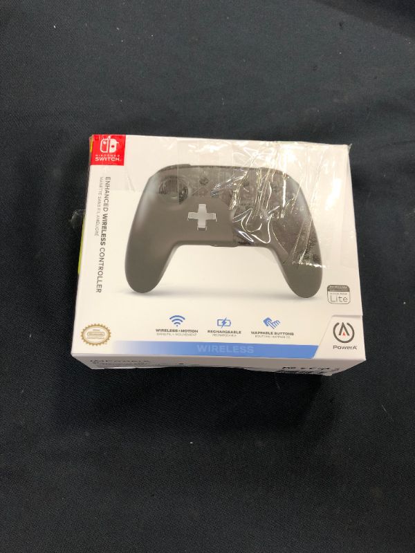 Photo 3 of PowerA Enhanced Wireless Controller for Nintendo Switch - Black
