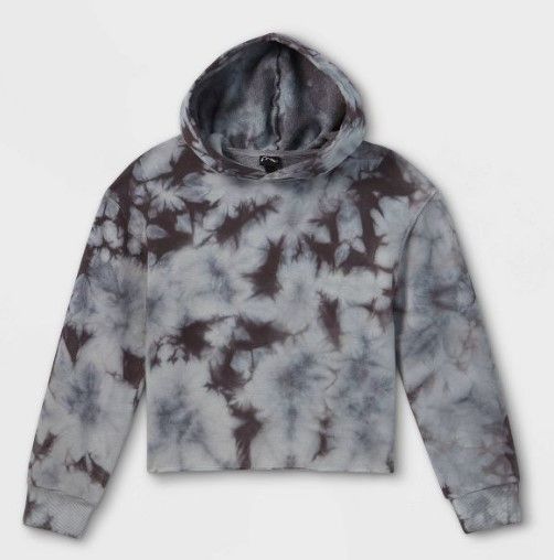 Photo 1 of Kids' Fleece Raw Edge Boxy Hoodie - art class™
xl- kid