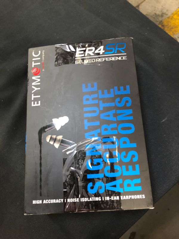 Photo 3 of Etymotic Research ER4SR Studio Reference Precision Matched In-Ear Earphones (Detachable Balanced Armature Drivers, Noise Isolating, High Fidelity, World Leader Response Accuracy)
