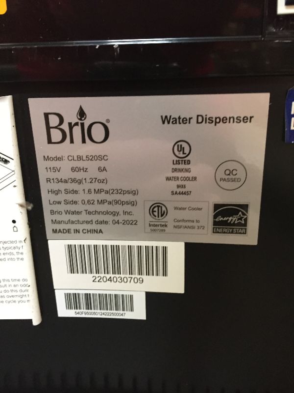 Photo 1 of Brio Self Cleaning Bottom Loading Water Cooler Water Dispenser - Limited Edition