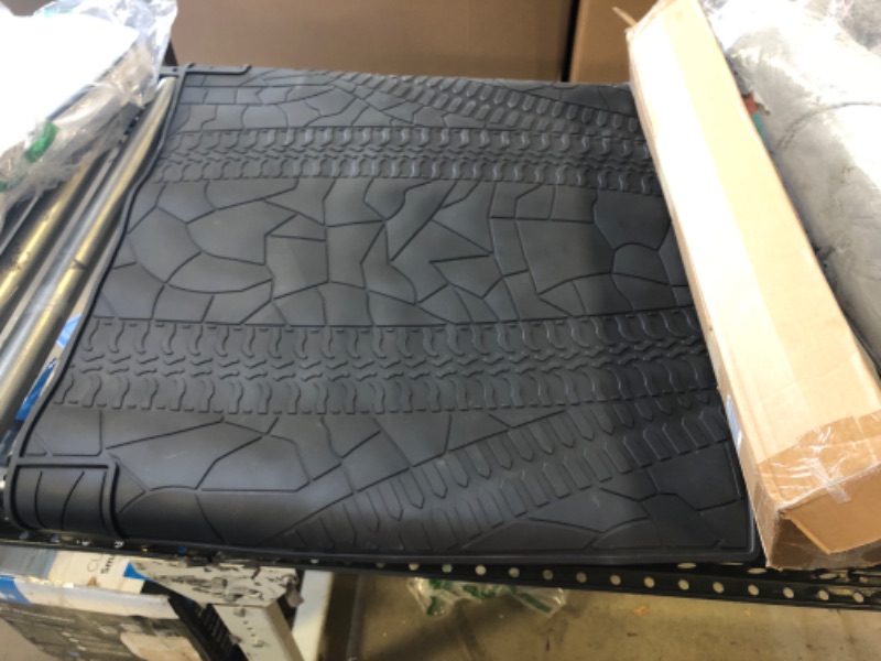 Photo 1 of 31X38 RUBBER MAT. CAR MAT. TIRE TREAD PATTERN