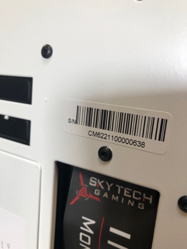 Photo 2 of Skytech Prism II Gaming Computer PC Desktop - **NO CPU**, RTX 3080 Ti 12G GDDR6X, 1TB NVMe Gen4 SSD, 16GB DDR4 3200, RGB Fans, 360mm AIO, AC WiFi, Windows 10 Home 64-bit, White   **NO CPU** WANTS TO BOOT UP BUT CANNOT WITHOUT CPU.. ONE PART WHERE BODY PAN