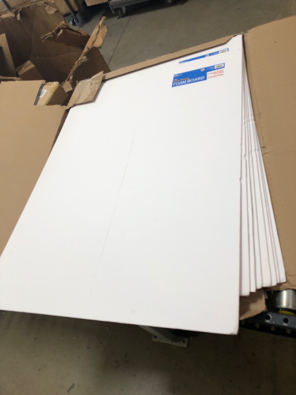 Photo 1 of Royal Brites Ultra Strong White Foam Board, 30 x 40 Inches (8 Pack)