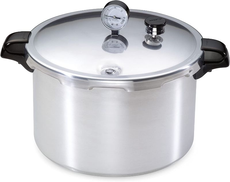 Photo 1 of Presto 01755 16-Quart Aluminum canner Pressure Cooker, One Size, Silver
