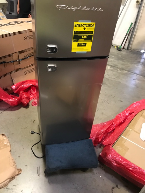 Photo 2 of Frigidaire EFR751, 2 Door Apartment Size Refrigerator with Freezer, 7.2 cu ft, Platinum Series, Stainless Steel, 7.5
