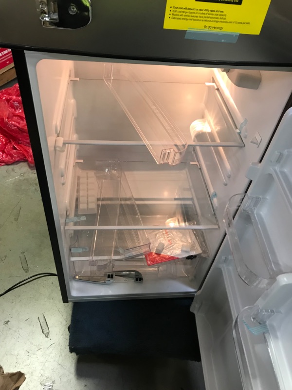 Photo 3 of Frigidaire EFR751, 2 Door Apartment Size Refrigerator with Freezer, 7.2 cu ft, Platinum Series, Stainless Steel, 7.5
