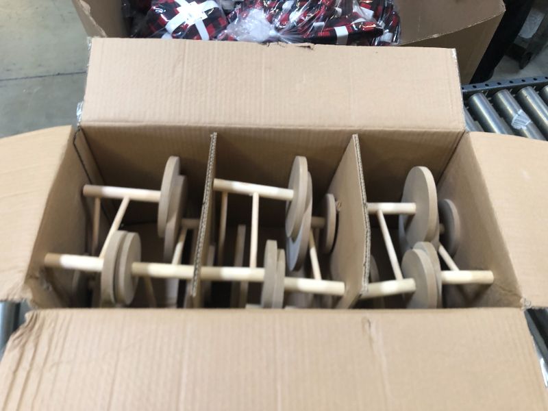 Photo 1 of 6 PK 3-tier wooden plant stands -FOR SMALLER PLANTS