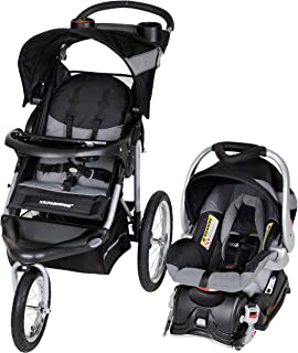 Photo 1 of Baby Trend Expedition Jogger Travel System, Millennium White