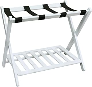 Photo 1 of Casual Home Shelf-White Luggage Rack, 26.75" Wide