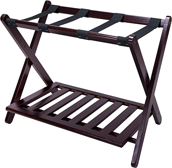 Photo 1 of Casual Home 102-24 Extra Wide Luggage Rack, Espresso
